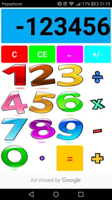 Calculadora Kids android App screenshot 1